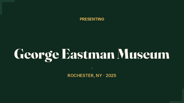 George Eastman Museum